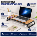 Desktop Monitor Stand for laptop and monitor setup