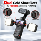 Dual cold shoe expansion frame for Luna Ultra