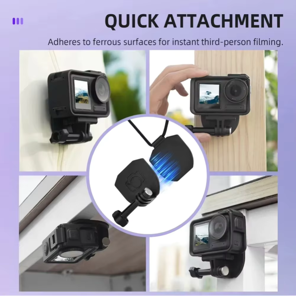 Insta360 magnetic chest mount with quick release and adjustable angle