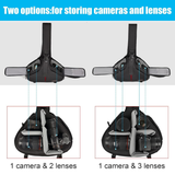 Compact camera sling with rain cover for outdoor travel photography