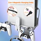 PS5 console wall mounting bracket system