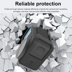 Action camera protection kit with chest strap and head mount