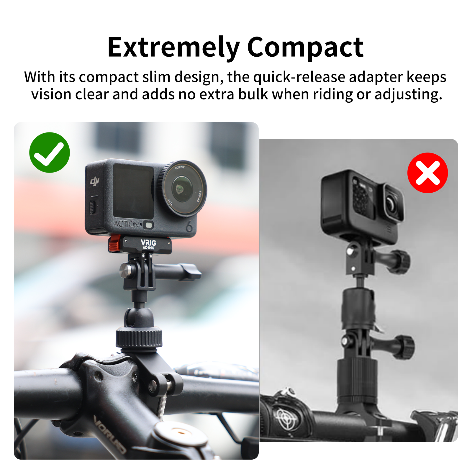 360° Rotating Magnetic Action Camera Mount