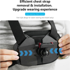 action camera magnetic chest strap DJI Osmo Action 6