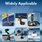 Action camera suction cup mount for car