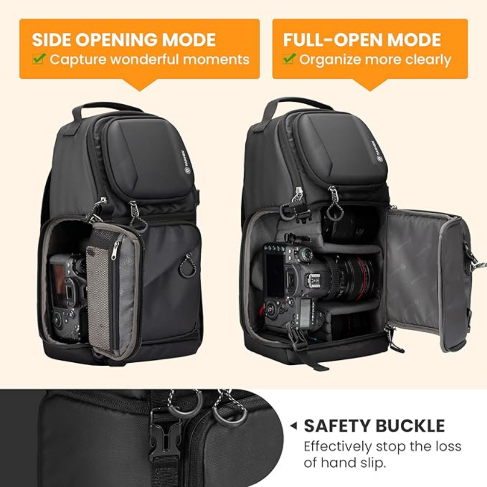 hardshell top pocket camera bag for extra protection