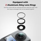 Optical glass lens replacement for DJI Osmo 360