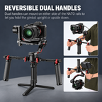 DJI RS5 dual handle kit with adjustable grips