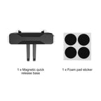 Action camera magnetic quick release adapter