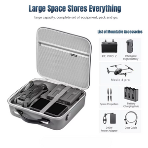 Lightweight PU leather case for DJI drone and accessories
