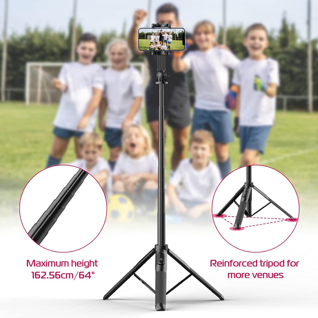 vlogging selfie stick tripod stand for live streaming vlogging 