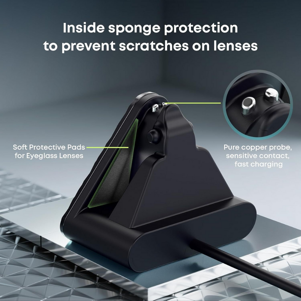 meta smart glasses usb charging stand