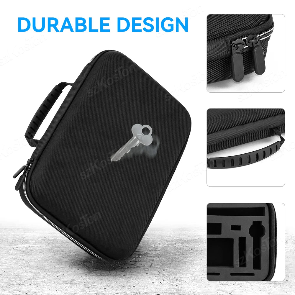Insta360 X5 case, Insta360 X4 case, hard shell camera bag, EVA camera case, action camera storage, waterproof camera case, shockproof camera bag, travel camera case, Insta360 carrying case, large camera gear bag, Yantralay case X5, Insta360 X accessories case, durable camera case, protective camera bag, camera travel organizer.