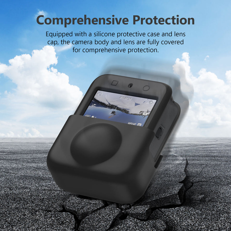 Flexible protective cover for DJI Osmo 360 lens