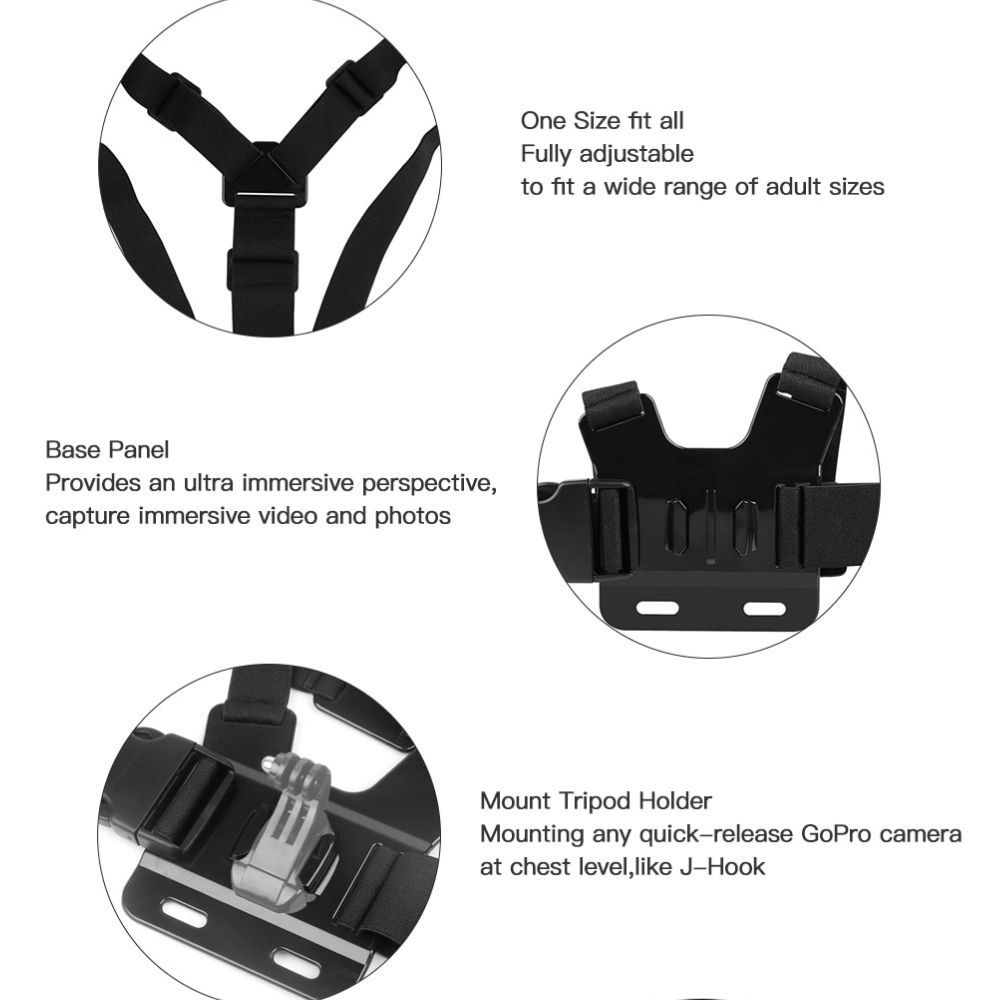 Chest Strap Mount for cycling videos