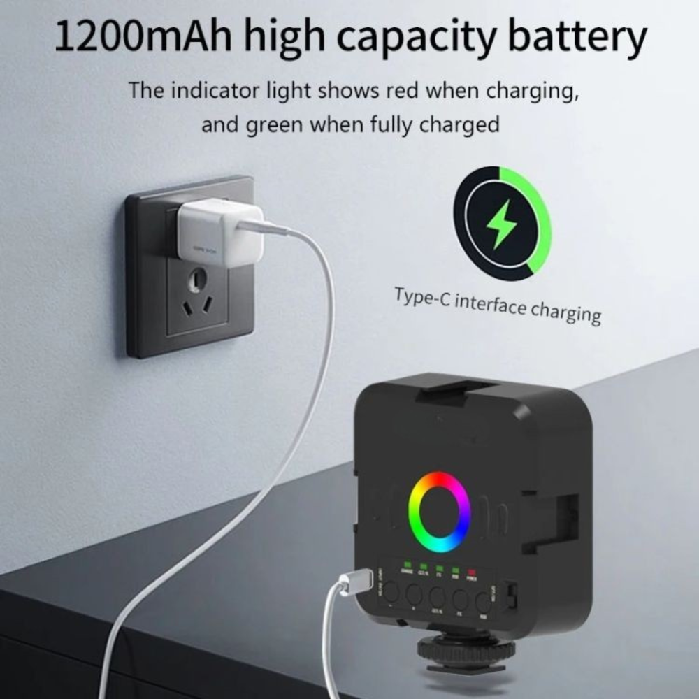 adjustable color temperature rgb led light for photography