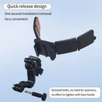 Quick release helmet mount adapter for GoPro Hero and Insta360 X4