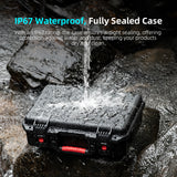 Protective drone case for safe storage and travel convenience