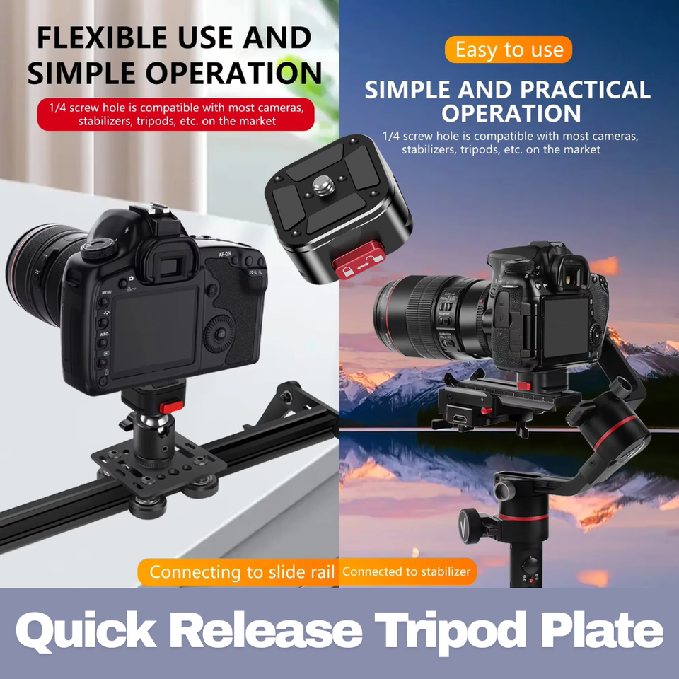Lightweight quick release plate adapter for professional use