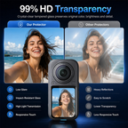 Tempered Glass Screen Protector for Insta360 X6 HD clarity