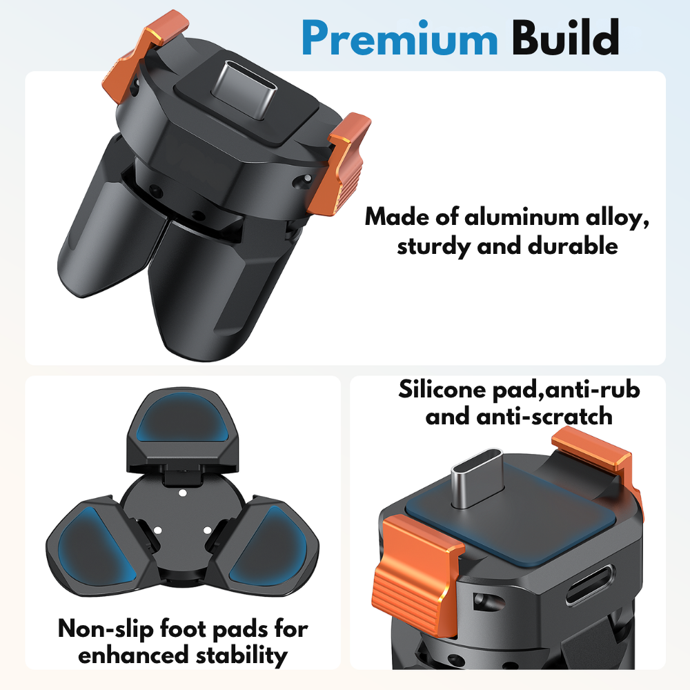 Mini Tripod Adapter for Pocket 3/4/4Pro folding tripod legs