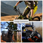 360 rotating action camera clamp for bikes and motorcycles