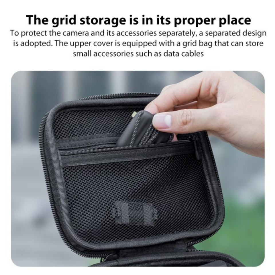 Lightweight travel bag for DJI Osmo Nano and charger