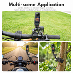 Magnetic bike handlebar mount for Insta360 X5