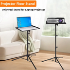 Portable projector tripod stand with adjustable height