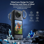 Insta360 X3 waterproof lens guard clear PC cover
