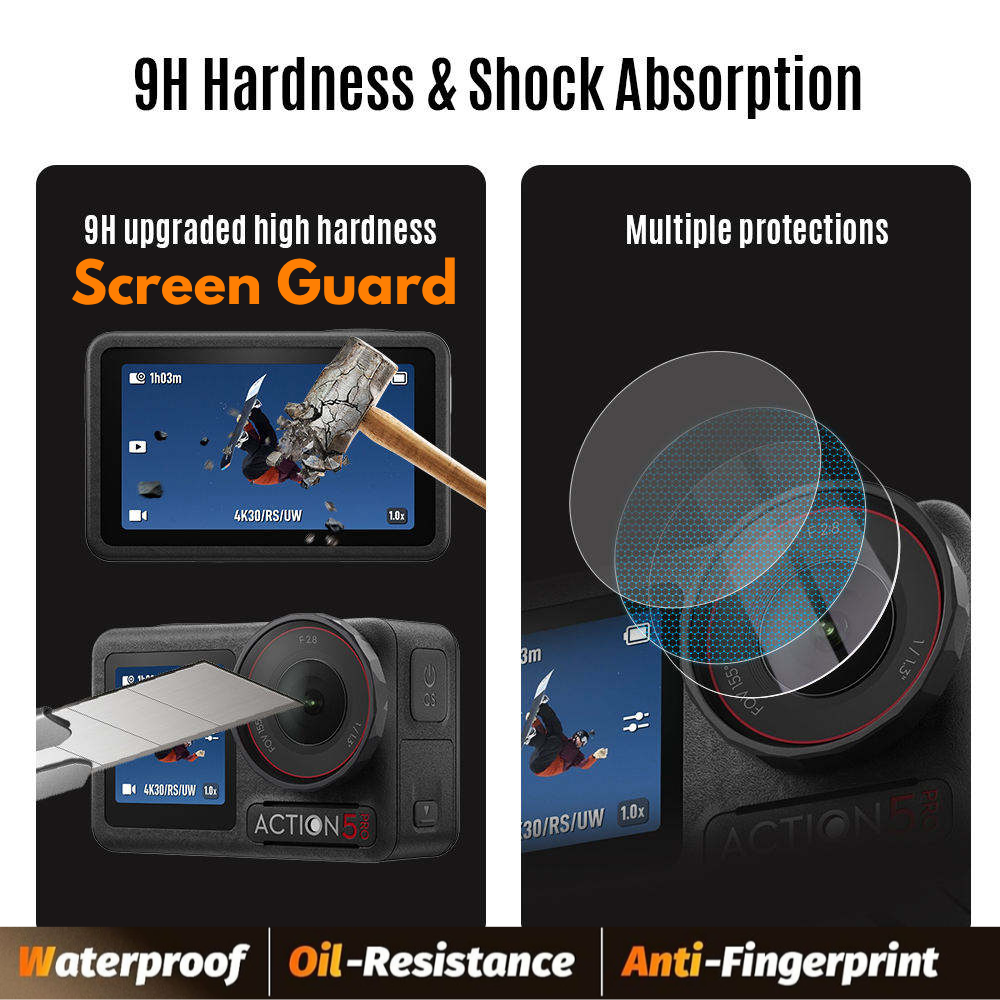 DJI Action 5 accessory kit with floating grip and mounts