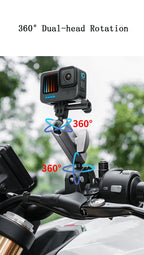 Insta 360 X4 Bike Handle bar mount for insta 360 cameras, dji osm o action 5 accessories mount for vlogging, gopro hero 13, gopro hero 12 action camera accessories for bike handlebar mount, motorcycle POV mount for insta 360 Camera, X3 Accessories, Action 5 pro mounts