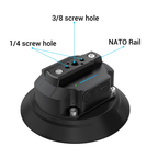waterproof silicone base suction mount for cameras