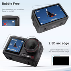Bubble free screen guard for DJI Osmo Action 5 Pro camera