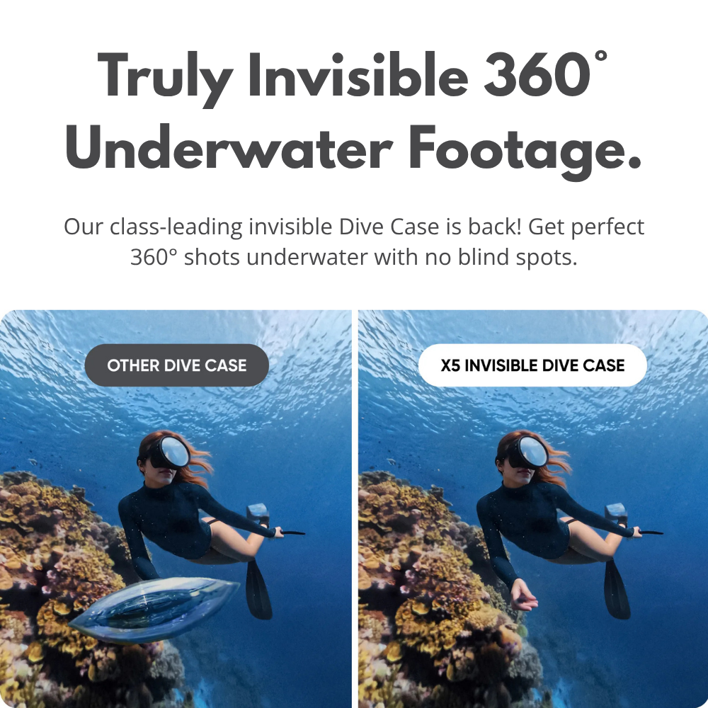insta360 x5 dive case anti-fog inserts