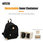 Anti-theft pocket on back of Cwatcun camera backpack