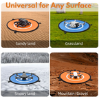 Universal Drone Landing Pad for DJI Neo2, Air 3S Mini 5 Pro And Other Drones | 75cm Foldable Waterproof - Yantralay - School Of Gadgets