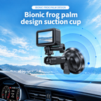 Car windshield suction cup mount for action camera