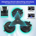 anti shake suction cup camera mount for stable driving shots