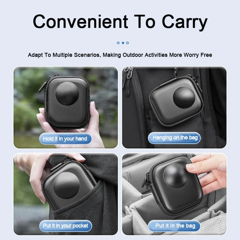 Lightweight travel storage pouch for DJI Osmo Action 360