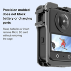 Metal Camera Cage with Lens Protector for DJI Osmo Action 360