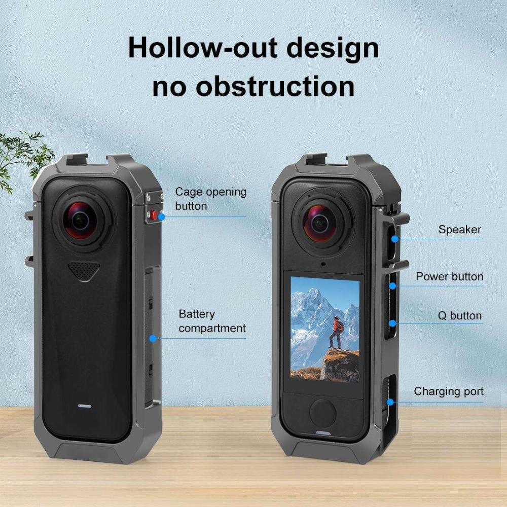 Protective housing frame for Insta360 X4 Air