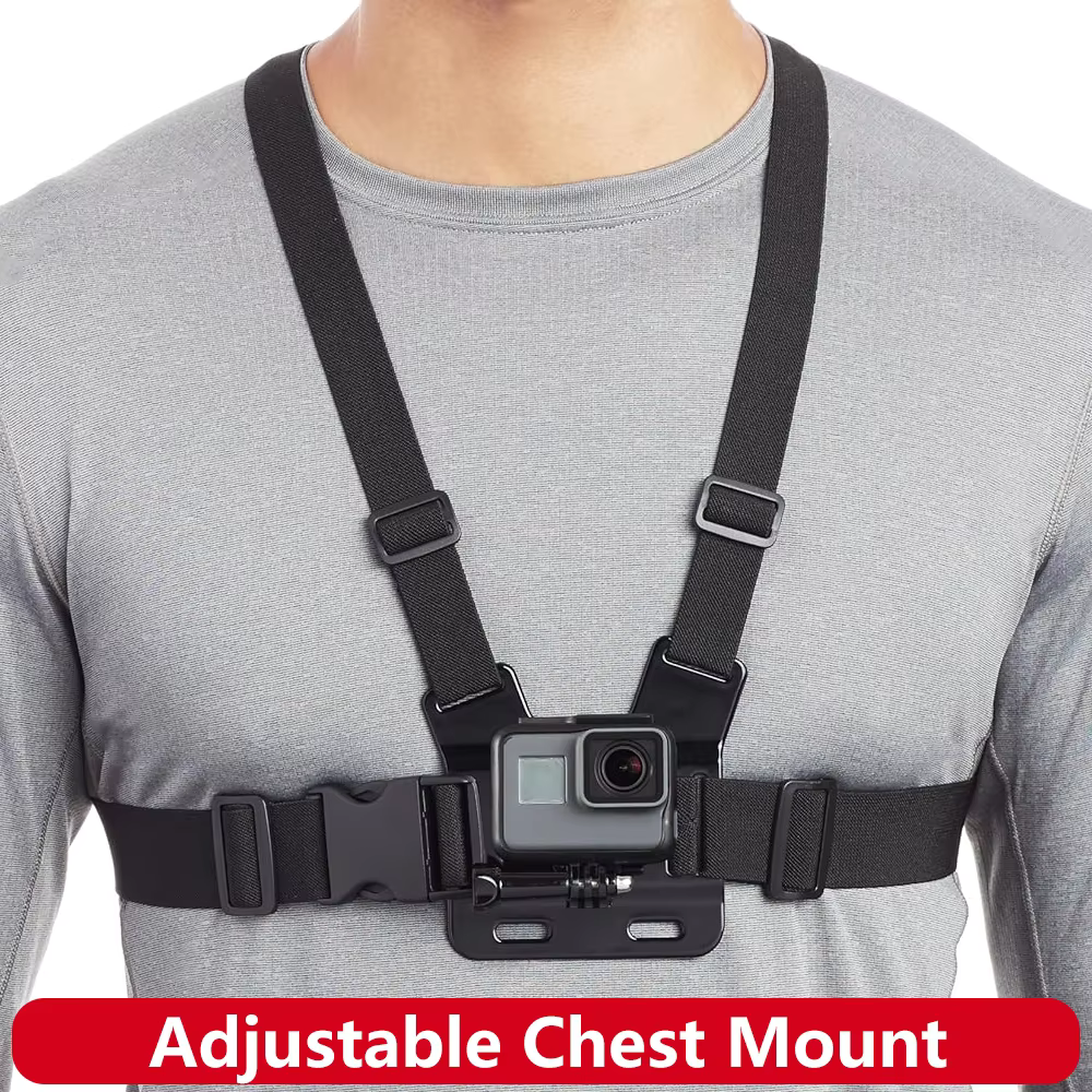 chest strap mount for action cameras