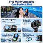 HD optical glass wide angle filter for Pocket 4 Pro