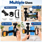 180 degree rotating smartphone clamp mount