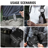 DSLR backpack strap clip mount with twist lock mechanism