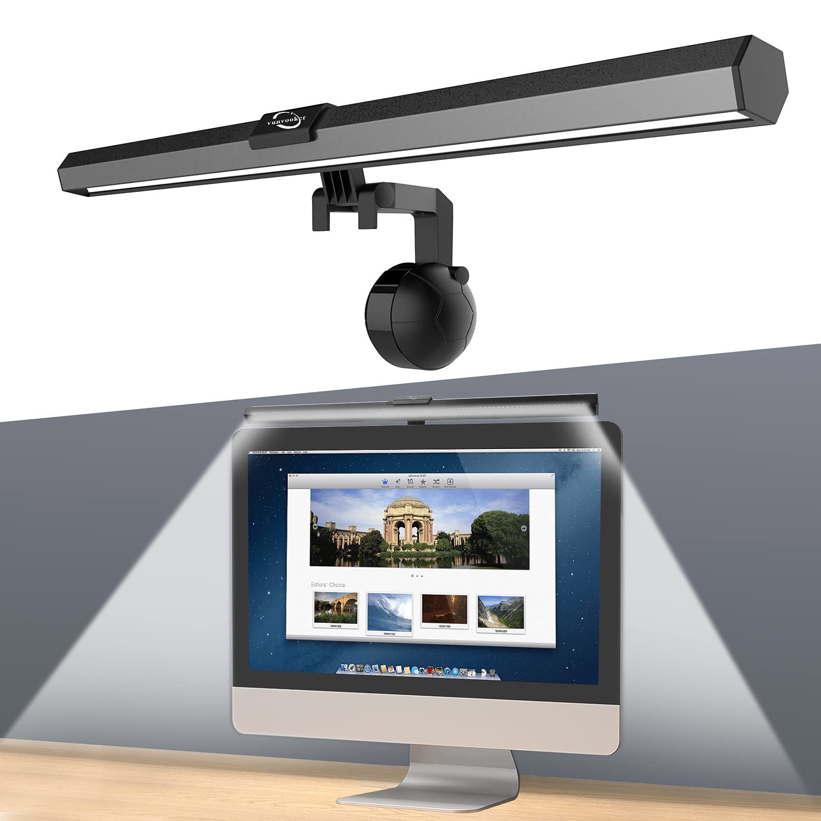 Monitor Light Bar, USB Powered LED Monitor Lamp, Computer Desk Light, e-Reading Monitor Light, PC Gaming Accessories, Dimmable Screen Lamp, Monitor Light For Gaming desk Accessories, kreo light, usb desk lamp keyboard monitor light.
