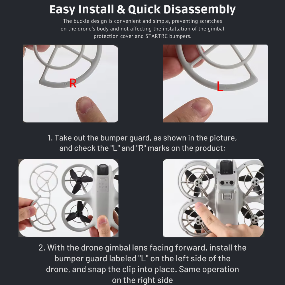 360° Propeller Guard for DJI NEO Lightweight TPU Cage