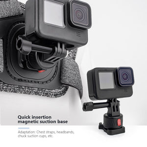 Insta360 magnetic adapter mount for fast camera setup