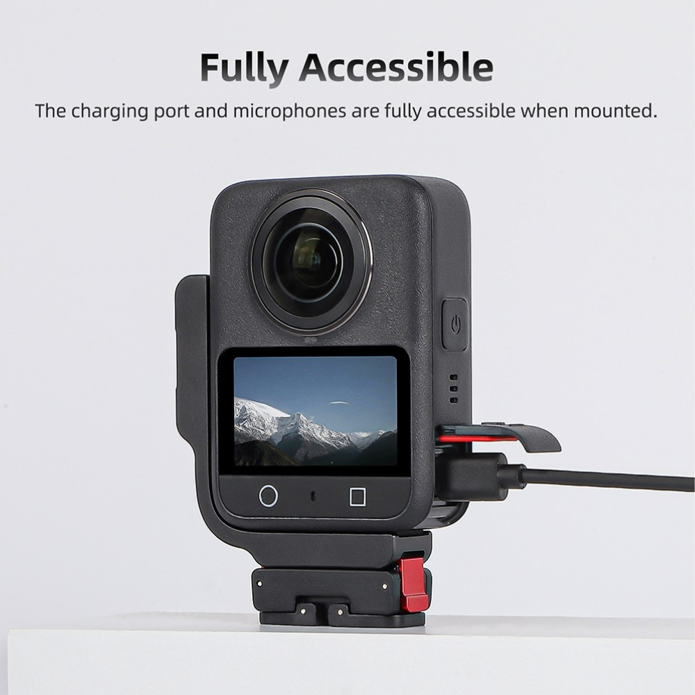 cnc aluminum l bracket for action camera